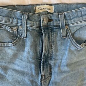 Madewell Light Blue Slim Straight Jeans